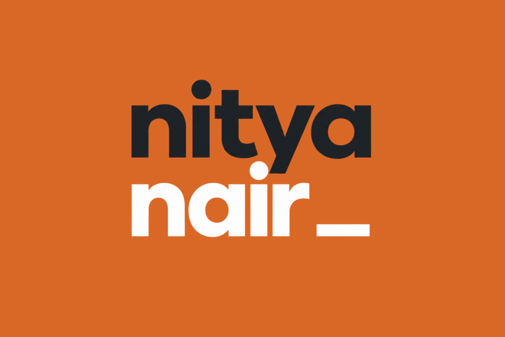 nitya nair logo recolored